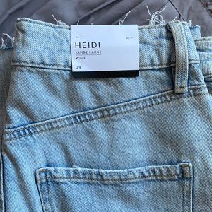 BNWT HEIDI WIDE LEG JEANS